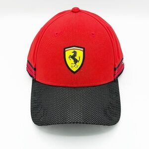 Scuderia Ferrari Racing Perforated Visor Cap NEW With Tags!